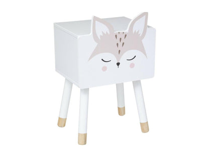 Table de chevet Renard en Bois H 53 cm pour Chambre d'enfant 81608SYOS