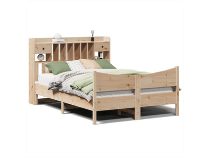 Cadre de lit sans matelas 160x200 cm bois massif de pin 72618GJKV