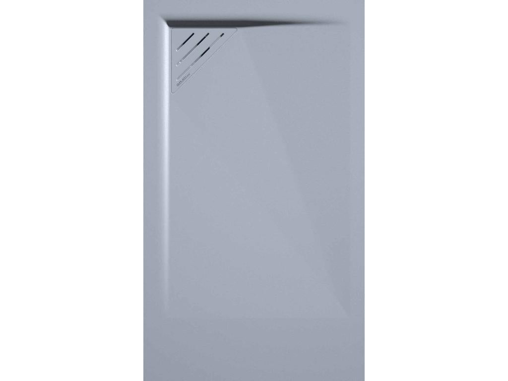 Receveur de douche Gris finition Lisse Maisonpuretop grille de couleur - 160x70 cm 11469HZEY