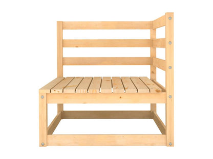 Salon de jardin 8 pièces bois de pin massif 25855OKAV