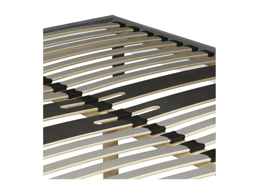 Maisonpuretop - Sommier à Assembler 140x190 Finition Gris Béton 67470WEKW