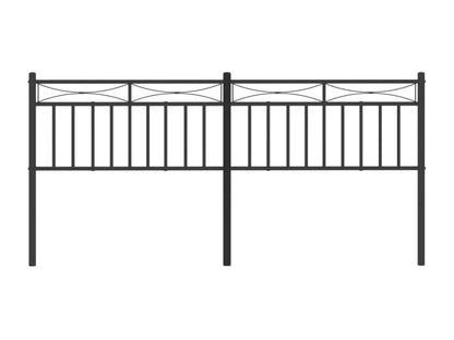 Tête de lit métal noir 200 cm 47735TXIQ