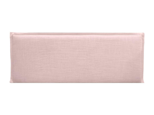 Artvivrestore Tête de lit en lin naturel uni avec passepoils 150x50cm Lits 150/160 - Rose Pâle 53025GYMR