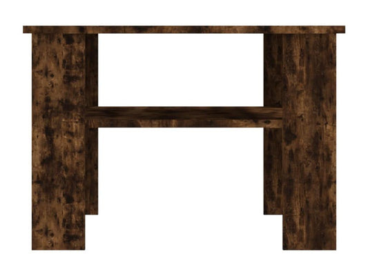 Table basse Chêne fumé 60x60x42 cm Bois d'ingénierie 99043ODGJ