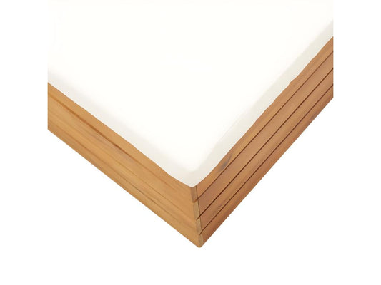 Repose-pied sectionnel 1 pc avec coussin Bois d'Maisonpuretop solide 41168ZHQW